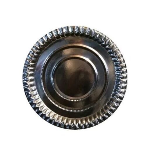 11no Paper Thali Silver 120gsm - 18pcs