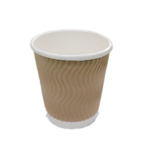 150ml Ripple Paper Cups - 25pcs