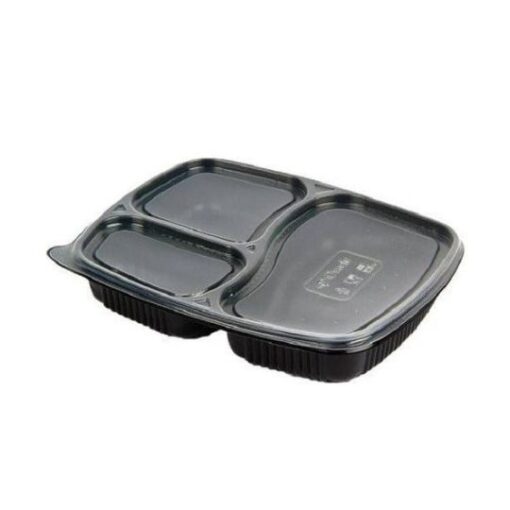 3cp Meal Tray with Lid - 25pcs