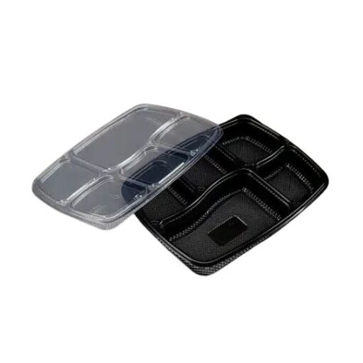 5cp Meal Tray with Lid - 25pcs