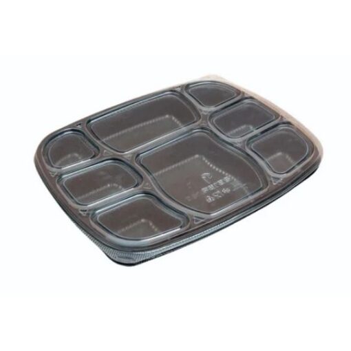 8cp Meal Tray with Lid - 25pcs